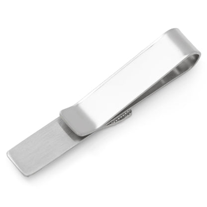 Cowboys tie clip on necktie close-up, football fan gift