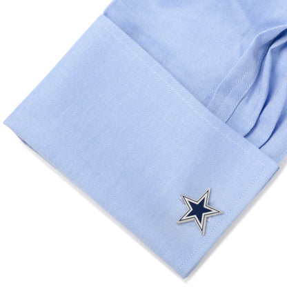 Dallas Cowboys cufflinks gift packaging, NFL fan gift for him