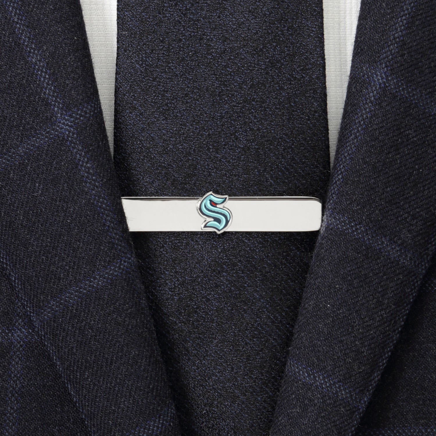 Seattle Kraken cufflinks gift packaging, NHL fan gift for him