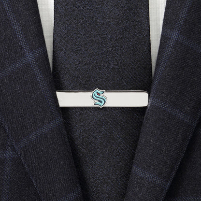 Seattle Kraken cufflinks gift packaging, NHL fan gift for him
