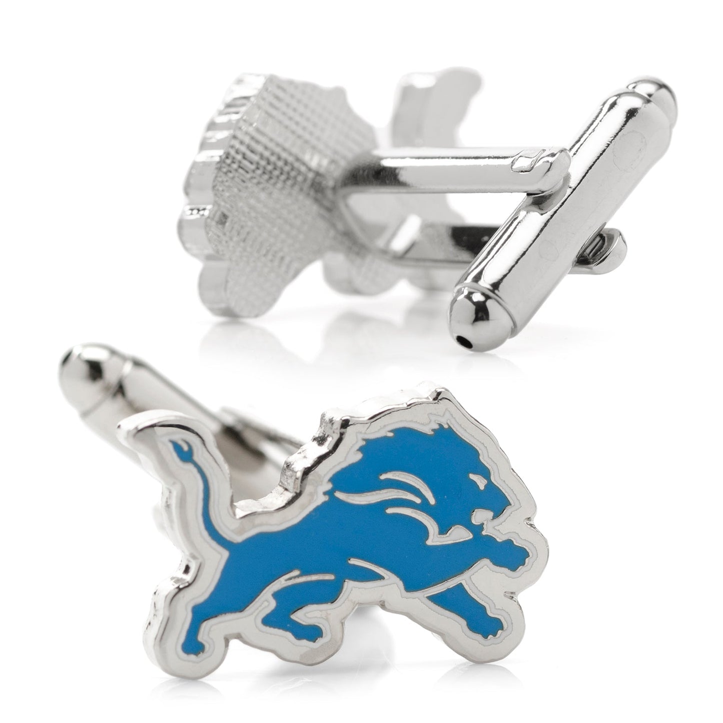 Detroit Lions cufflinks gift packaging, NFL fan gift for him