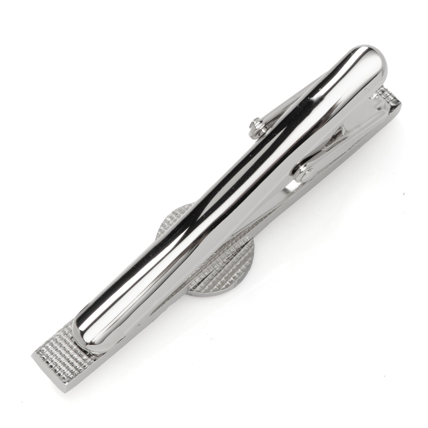 Steelers tie clip angle view, stocking stuffer for him