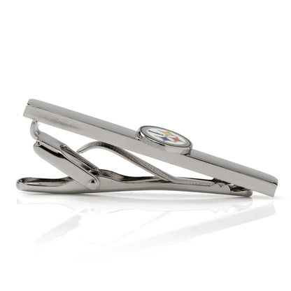 NFL Steelers tie clip back detail, birthday gift for the superfan