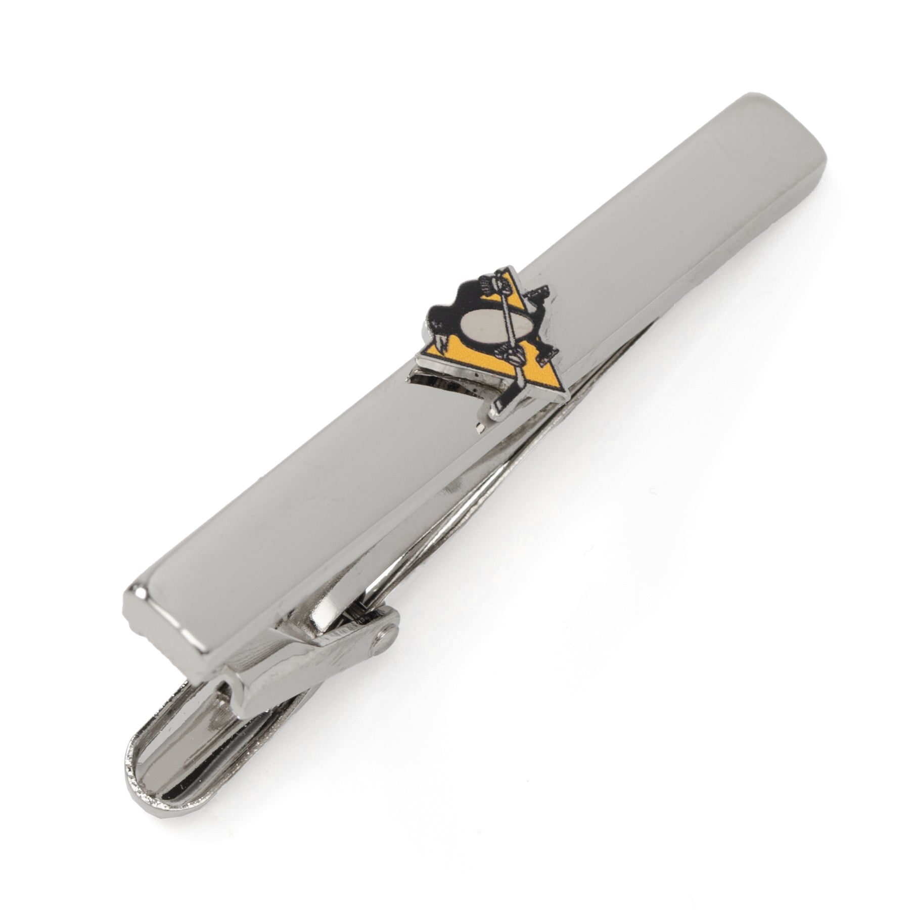 NHL Pittsburgh Penguins tie clip - officially licensed Pens fan gift for him