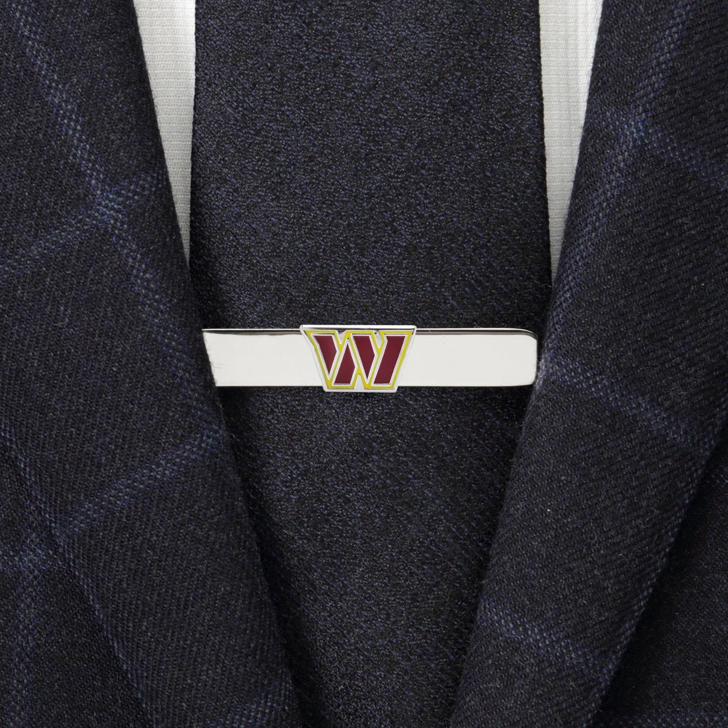 Washington Commanders logo enamel tie bar NFL fan gift view 1