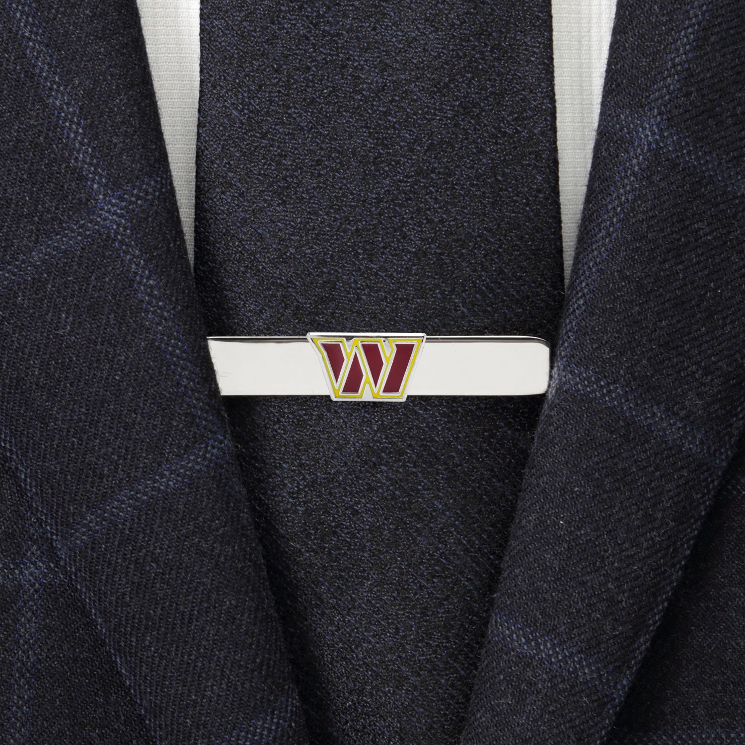 Washington Commanders logo enamel tie bar NFL fan gift view 1