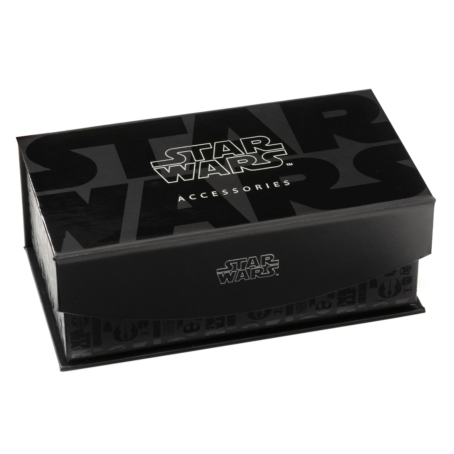 Star Wars cufflinks and tie bar gift set packaging, fan gift for him