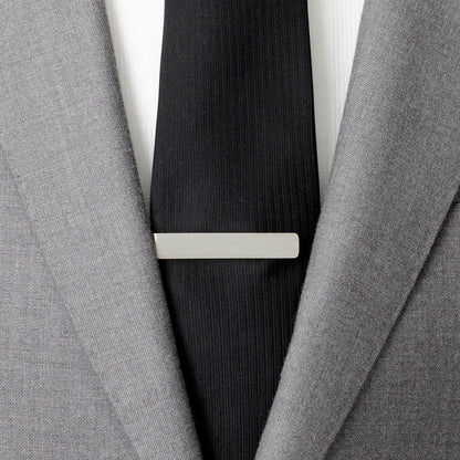 I Love You I Know cufflinks and tie bar set styled flat lay