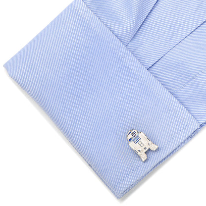 R2-D2 set with blue tie bar styled, Christmas gift for him