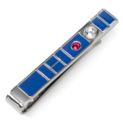 R2-D2 cufflinks and tie bar combo, anniversary gift for the fan