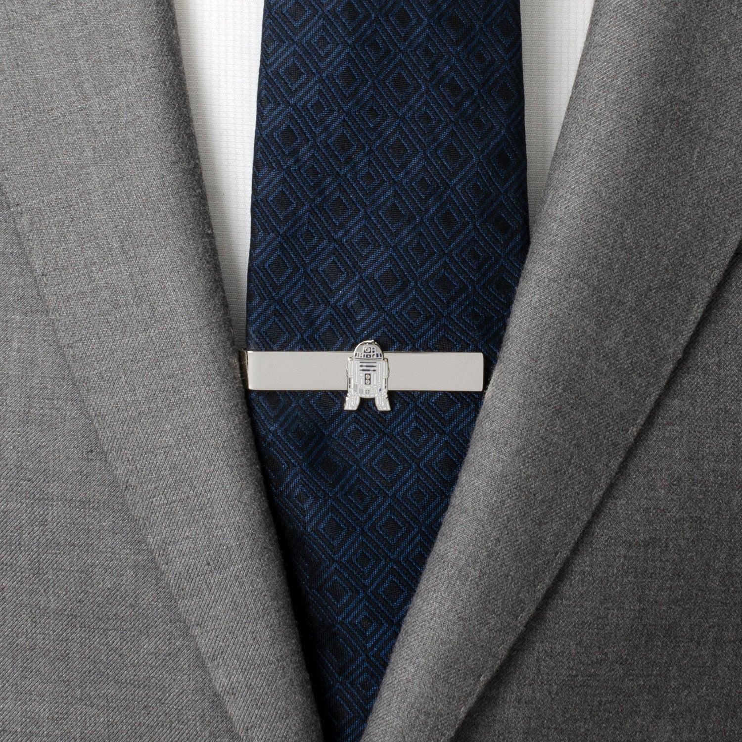 R2-D2 tie bar detail, Star Wars fan gift for him