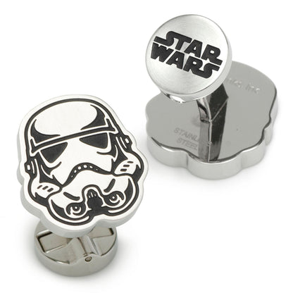 Star Wars Stormtrooper Stainless Steel Cufflinks - fan gift for him