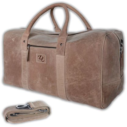 Full Grain Leather Weekender Bag&