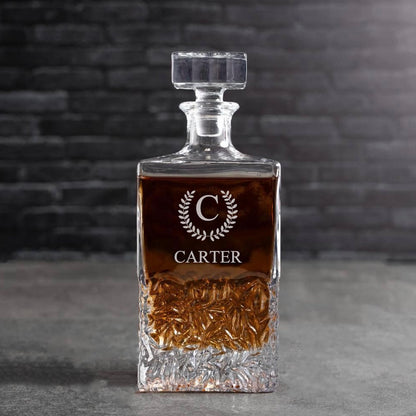 Engraved Square Decanter - Reserve Collection