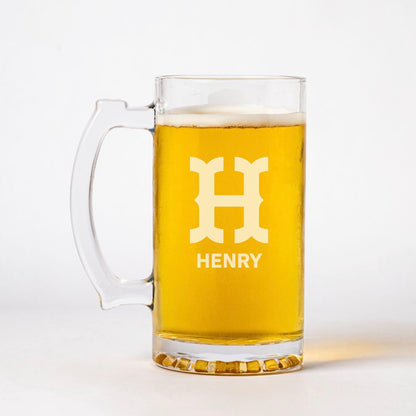 Engraved 25oz Beer Mug