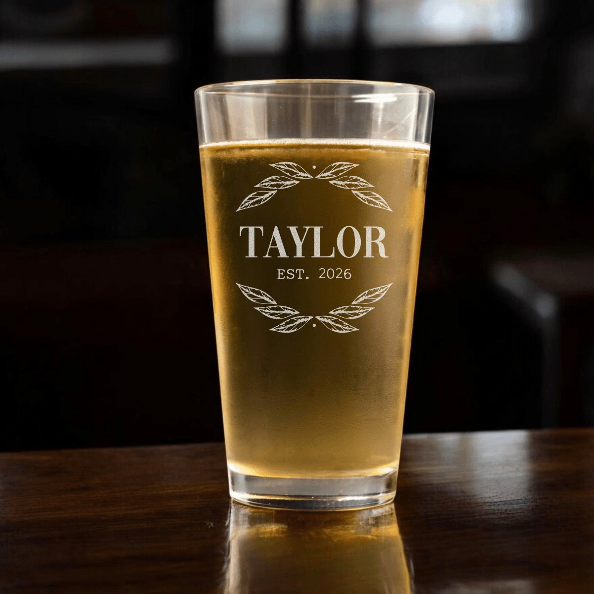 Engraved Pint Glass - Reserve Collection