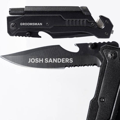 Personalized Knife with Flashlight