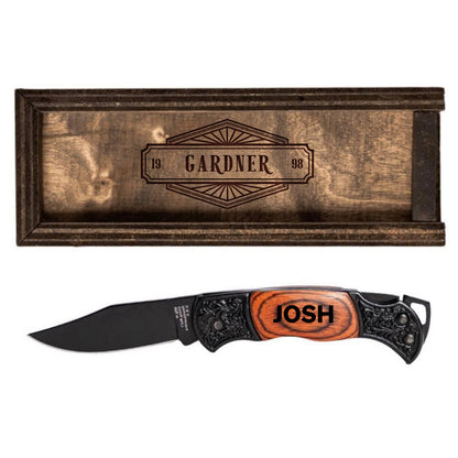 Personalized Pocket Knife With Gift Box