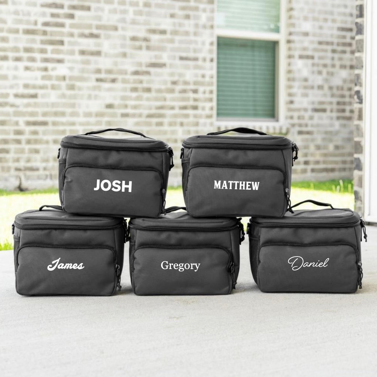 Set of 5 Groomsmen Tailgater Insulated Coolers
