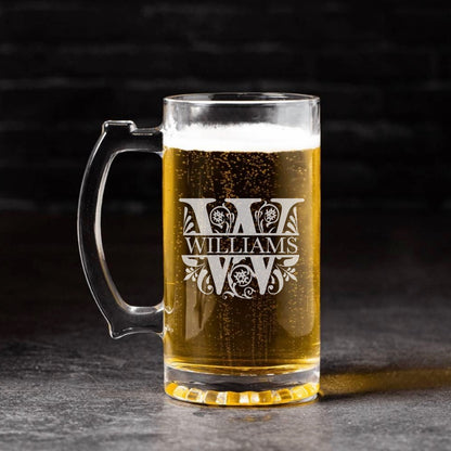 Engraved 25oz Beer Mug