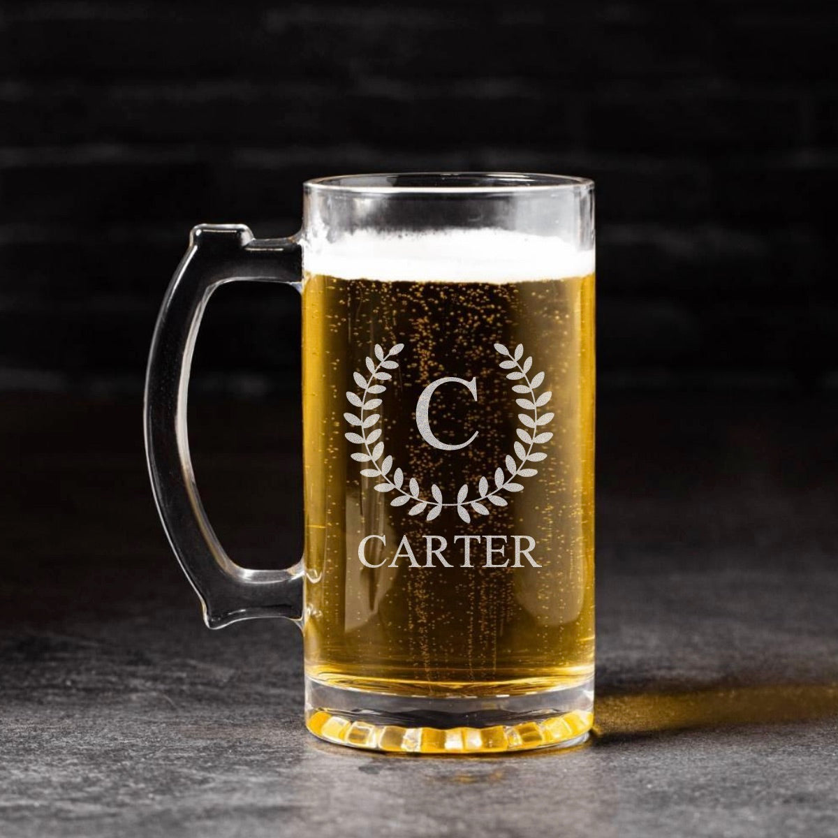 Engraved 25oz Beer Mug