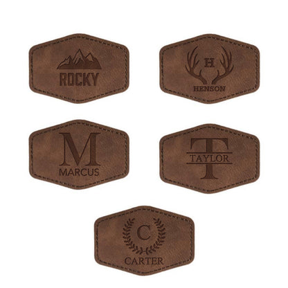 Set of 5 Groomsmen Custom Coolers with Patch