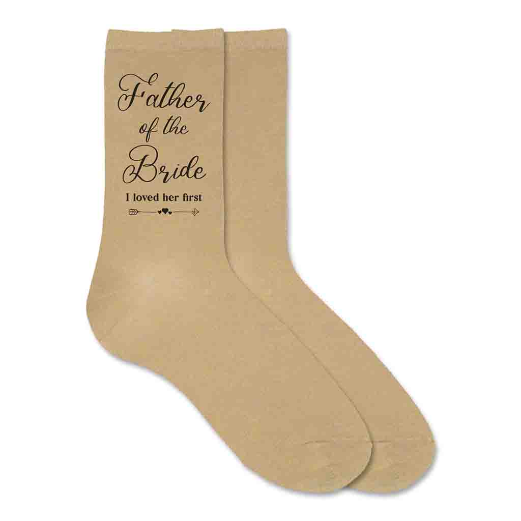 Fun Wedding socks for the Father of the Bride