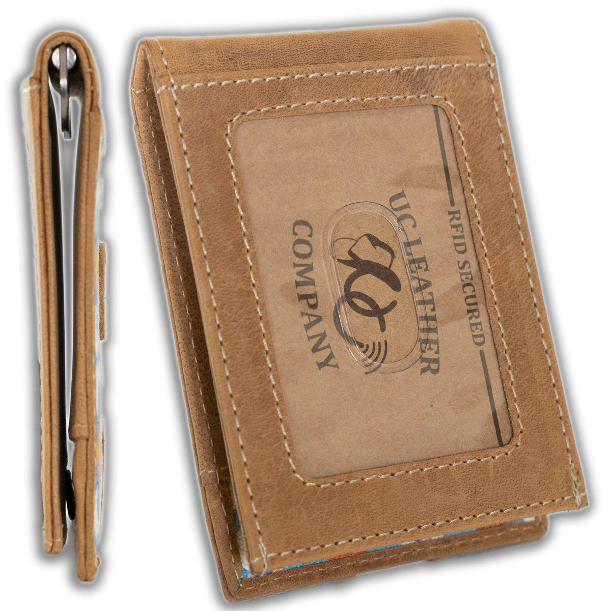 Leather Money Clip Bifold - Slim EDC Carry