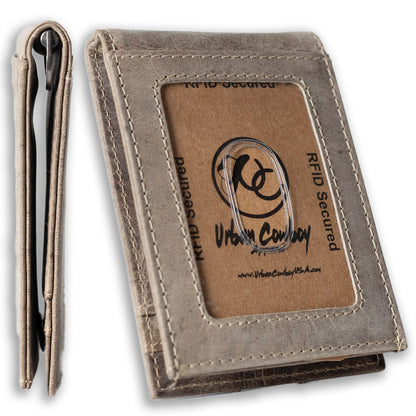 Leather Money Clip Bifold - Slim EDC Carry
