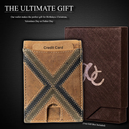 Leather Money Clip Bifold - Slim EDC Carry