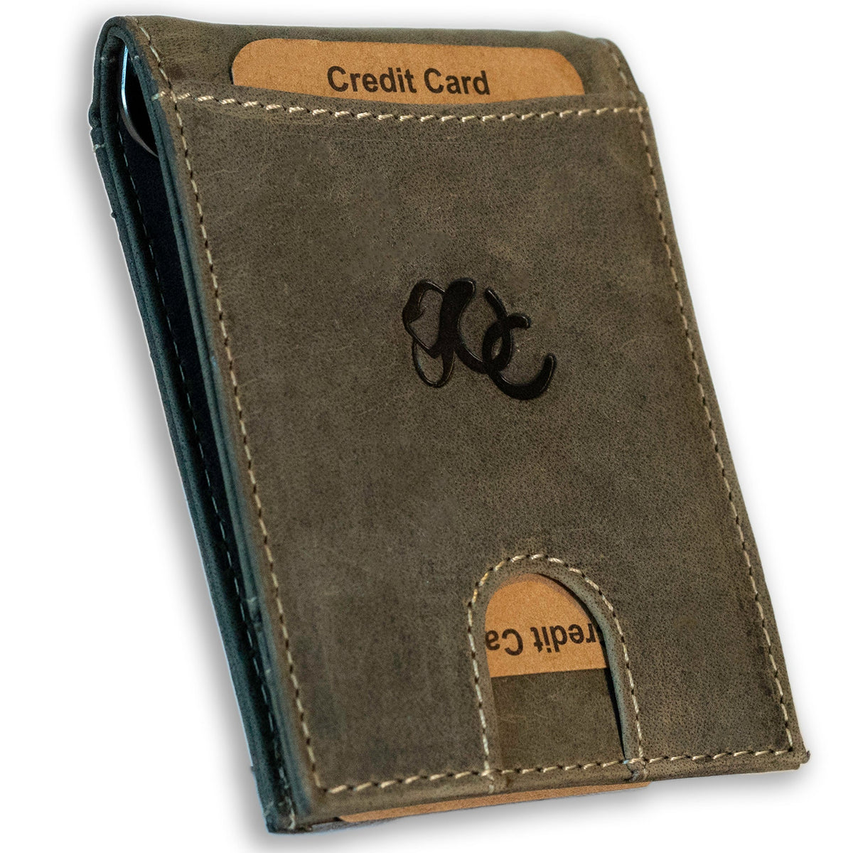 Leather Money Clip Bifold - Slim EDC Carry