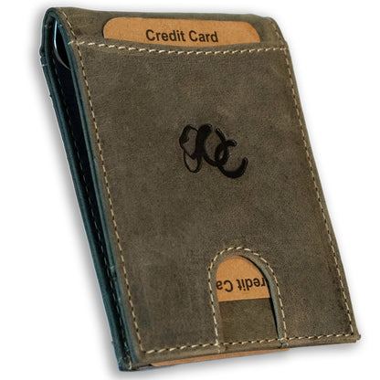 Leather Money Clip Bifold - Slim EDC Carry