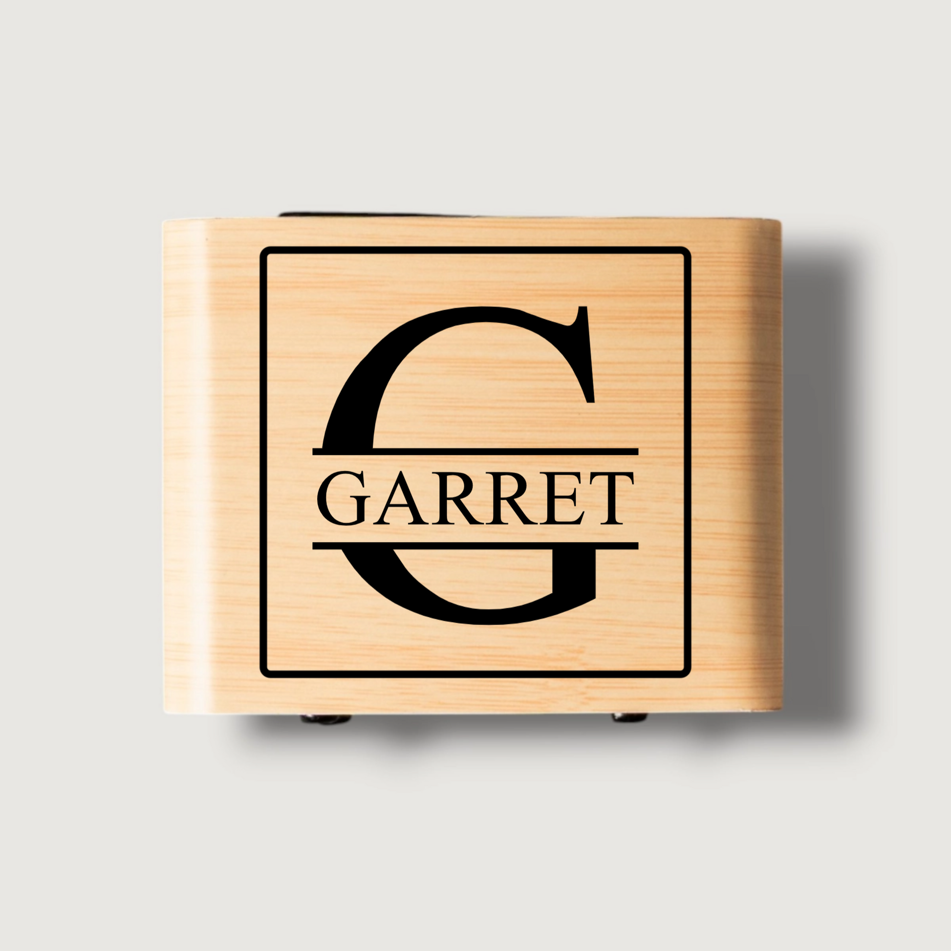 Custom Bluetooth speaker styled shot, groomsmen wedding gift