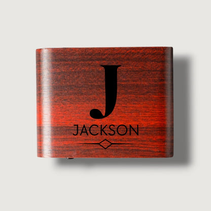 Personalized wooden Bluetooth speaker lifestyle, gift for him