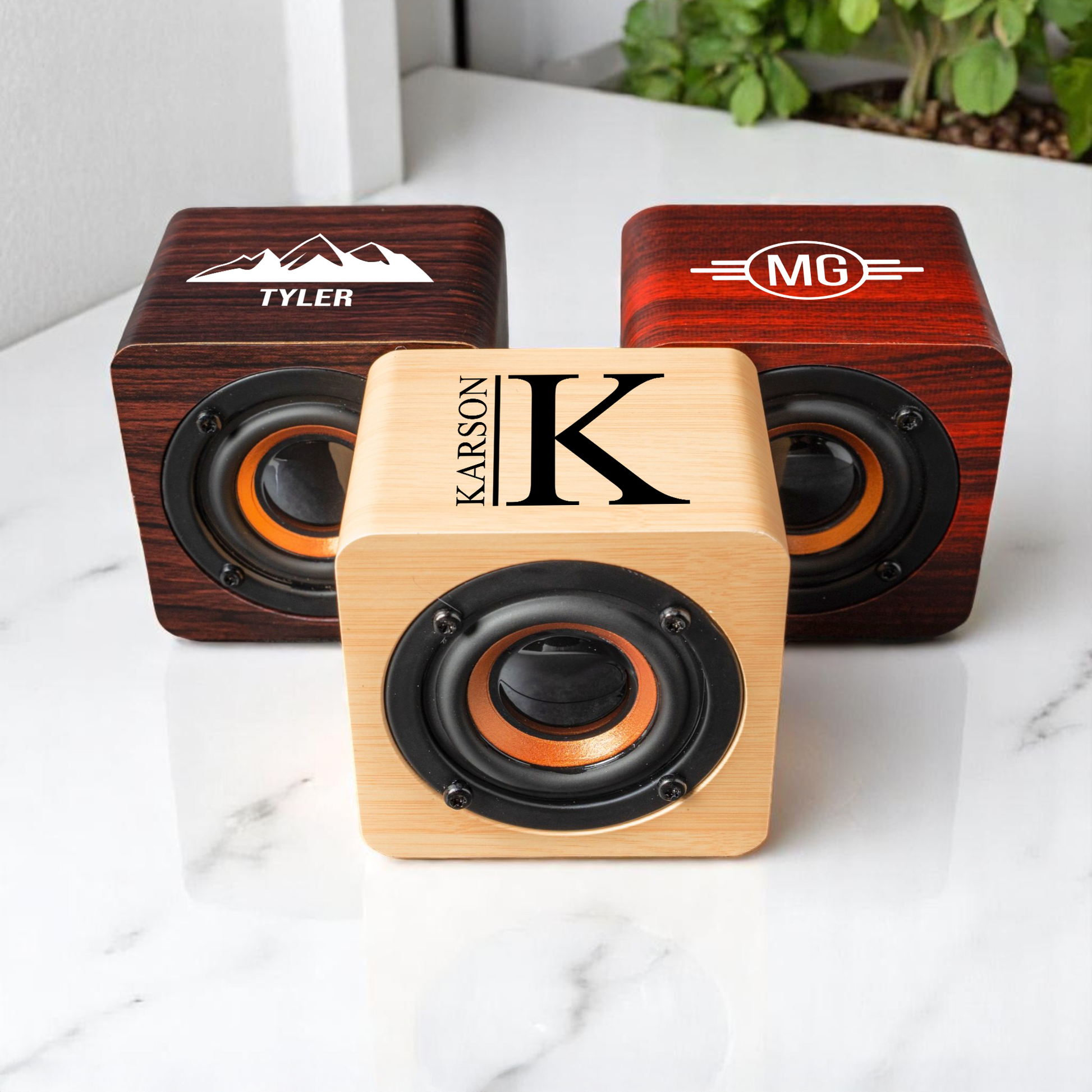 Personalized Bluetooth speaker color options, groomsmen gift