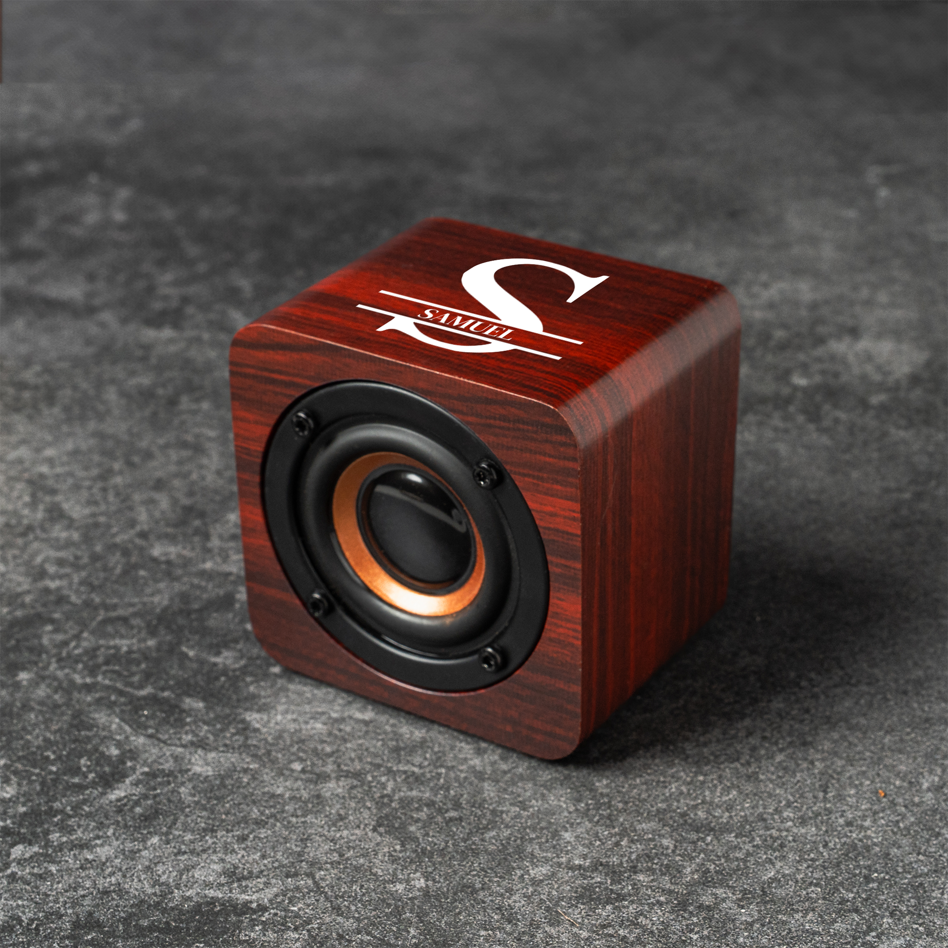Personalized wooden Bluetooth speaker style, birthday gift for him
