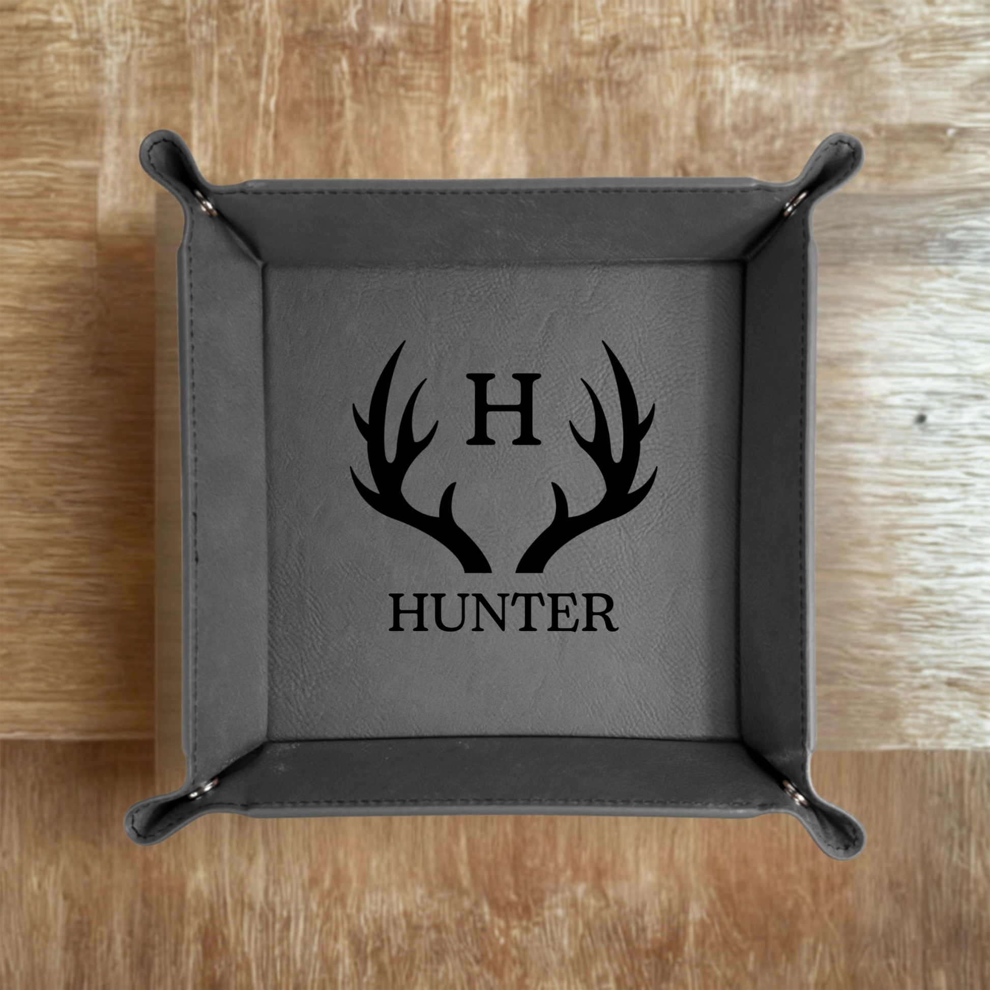 Catchall tray in Grey - groomsman proposal gift