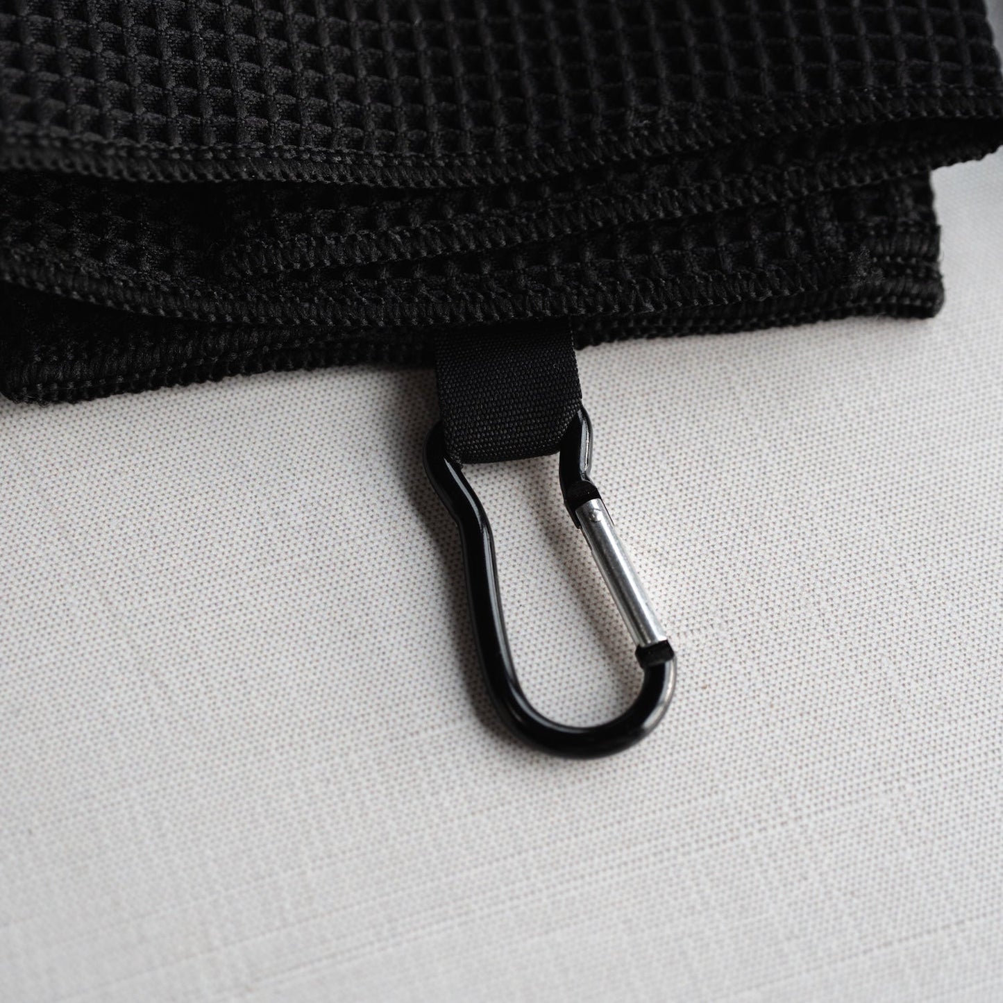 Custom golf towel on golf bag - golfer gift for him