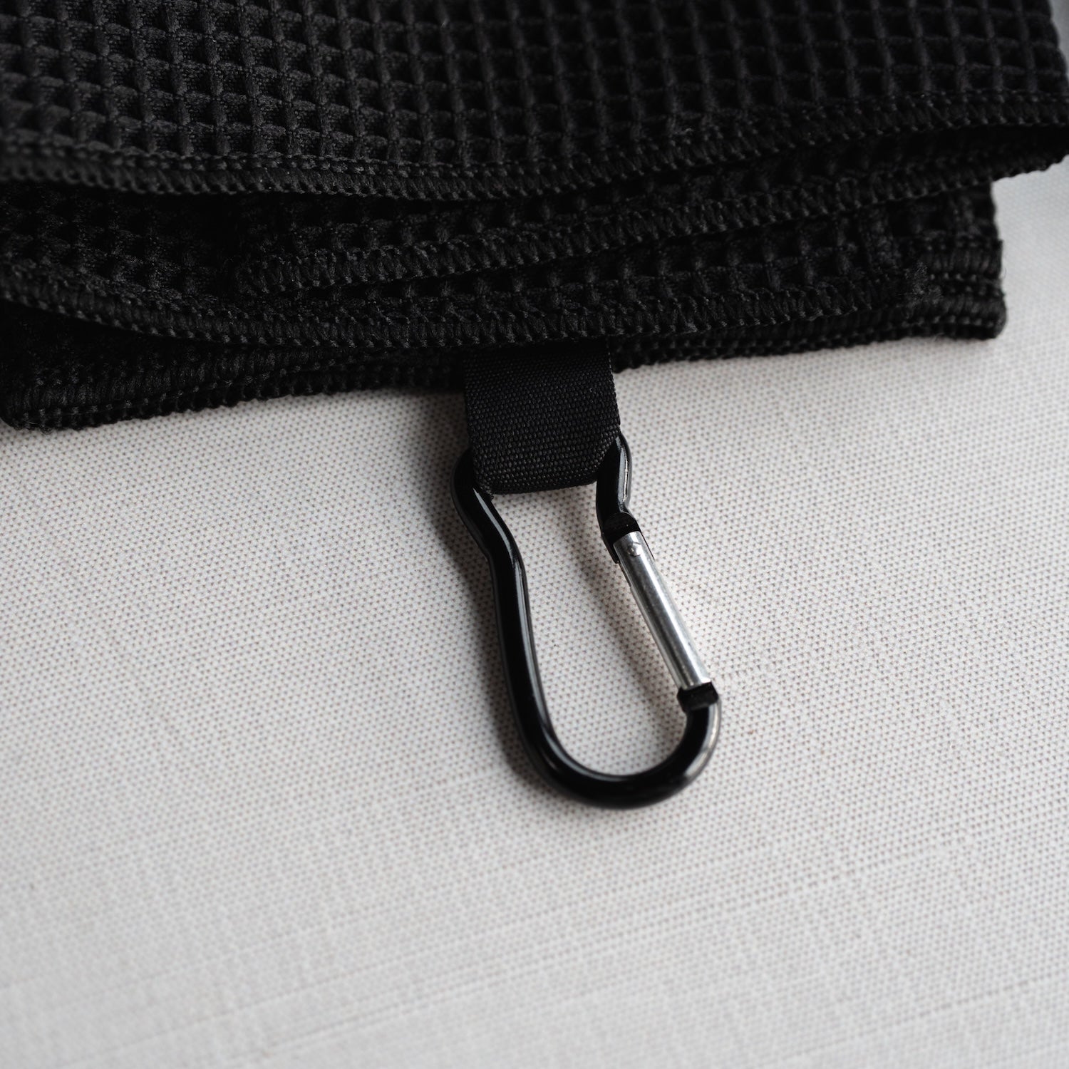 Custom golf towel on golf bag - golfer gift for him