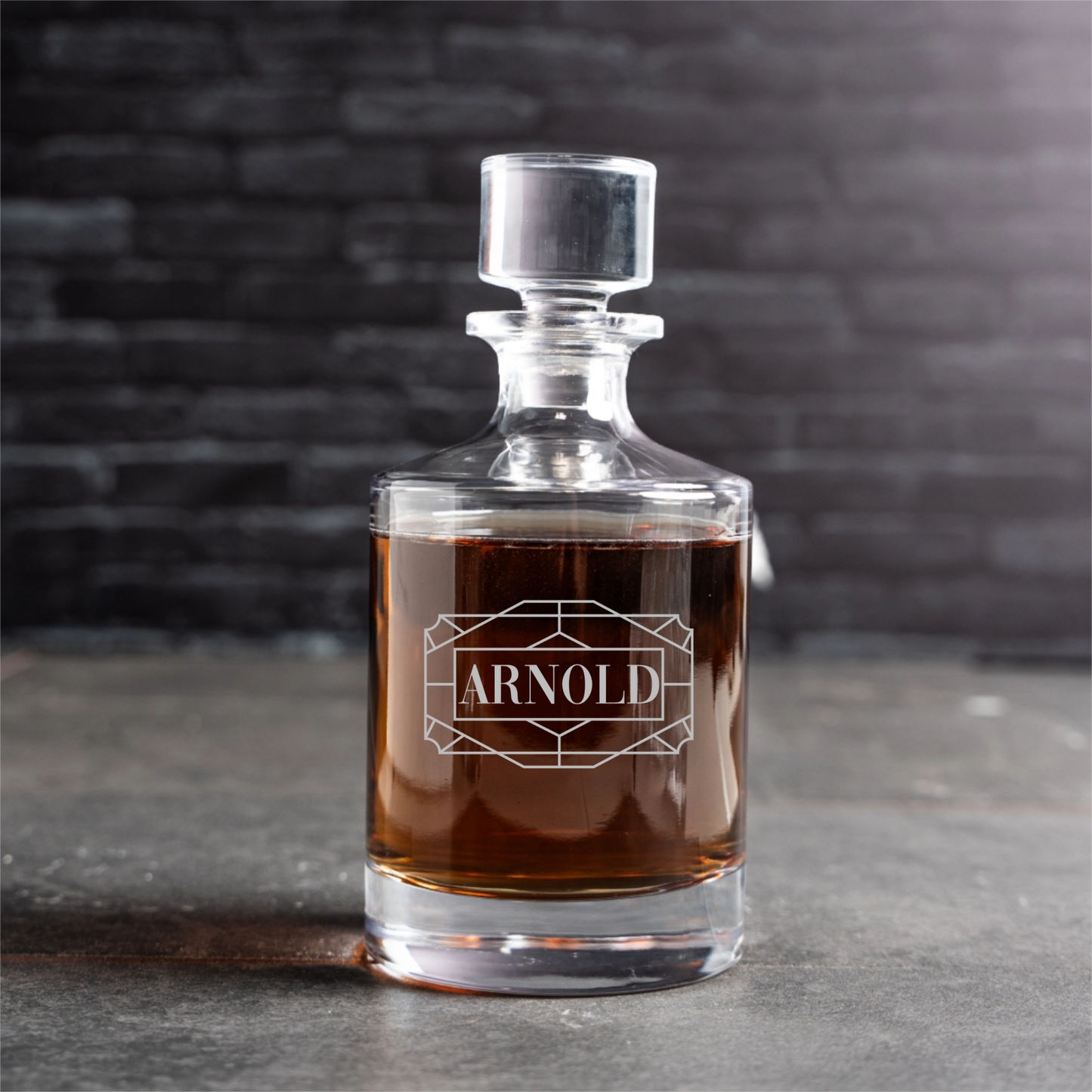 Reserve barrel whiskey decanter best man wedding gift
