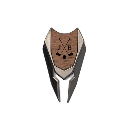 Custom ball marker divot tool stocking stuffer for him