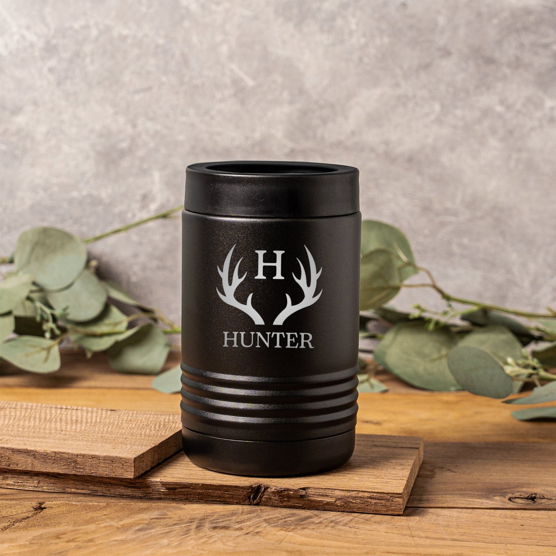 Engraved can cooler custom artwork bridesmaid wedding party gift view 12