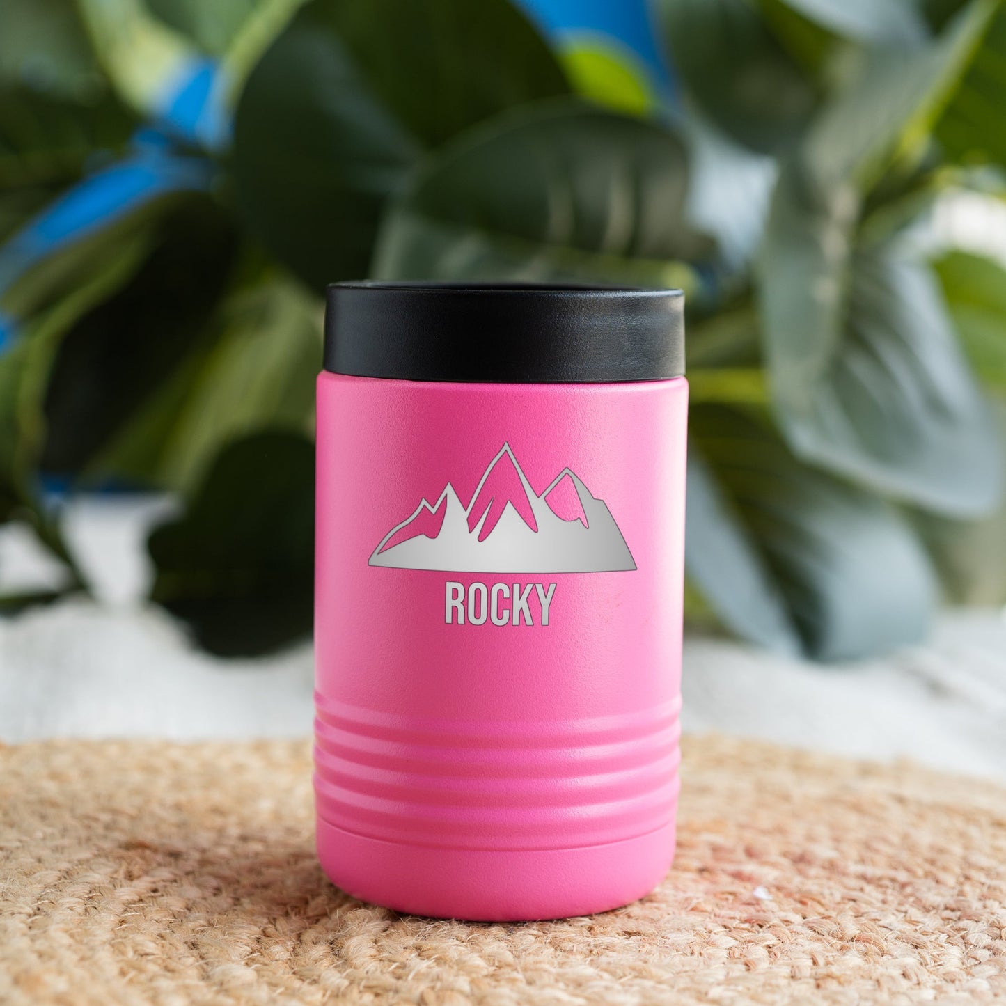 Personalized insulated can cooler engraved groomsmen gift view 17