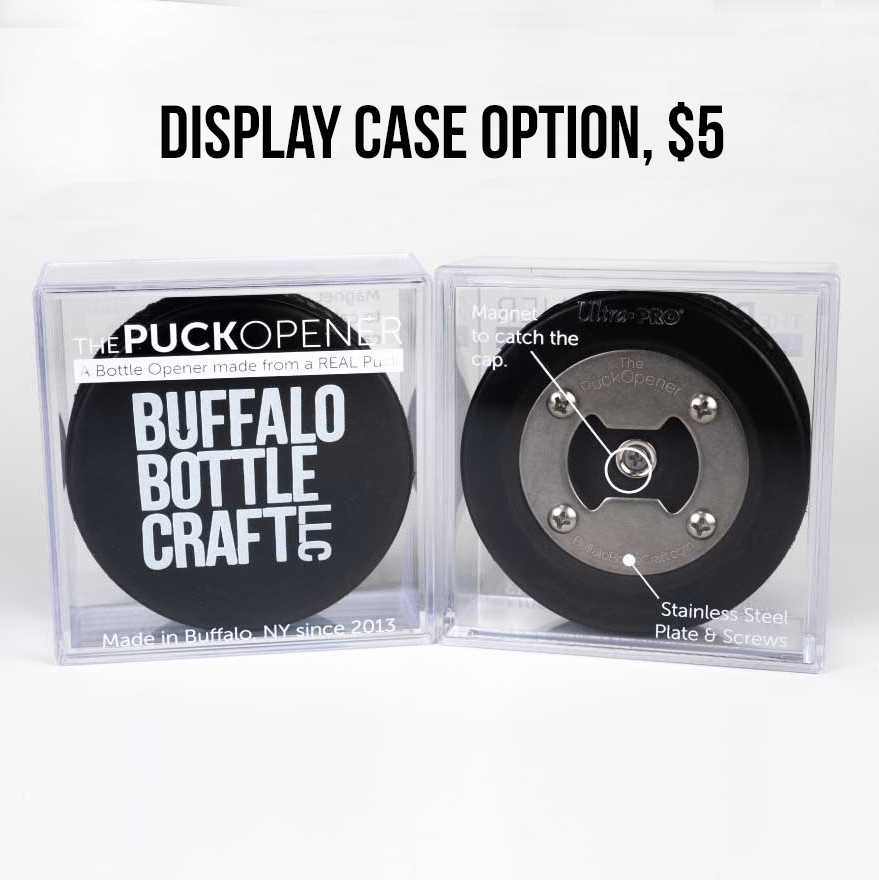 Circle Name & Wedding Party Role, Hockey Puck Bottle Opener