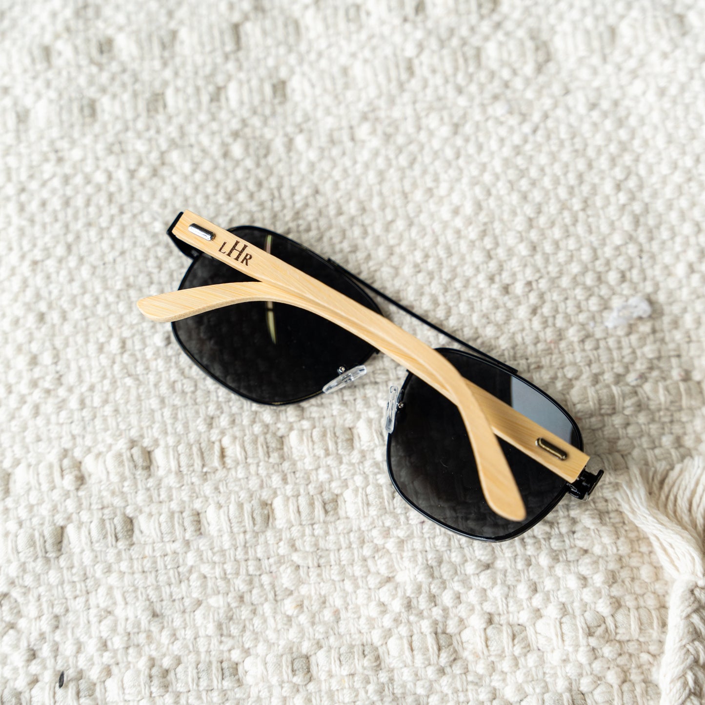 Custom aviator sunglasses wedding party bachelor weekend gift