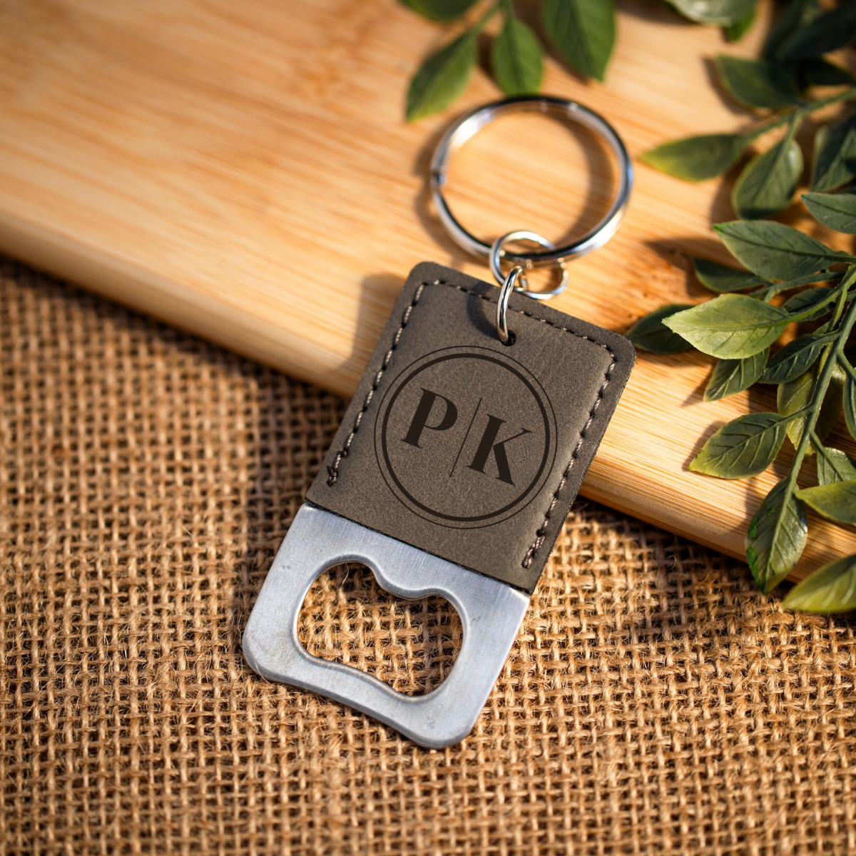 Personalized keychain bottle opener Reserve Collection, gift for him