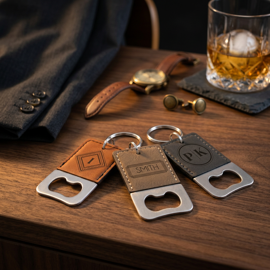 Engraved Keychain Bottle Openers - Reserve Collection