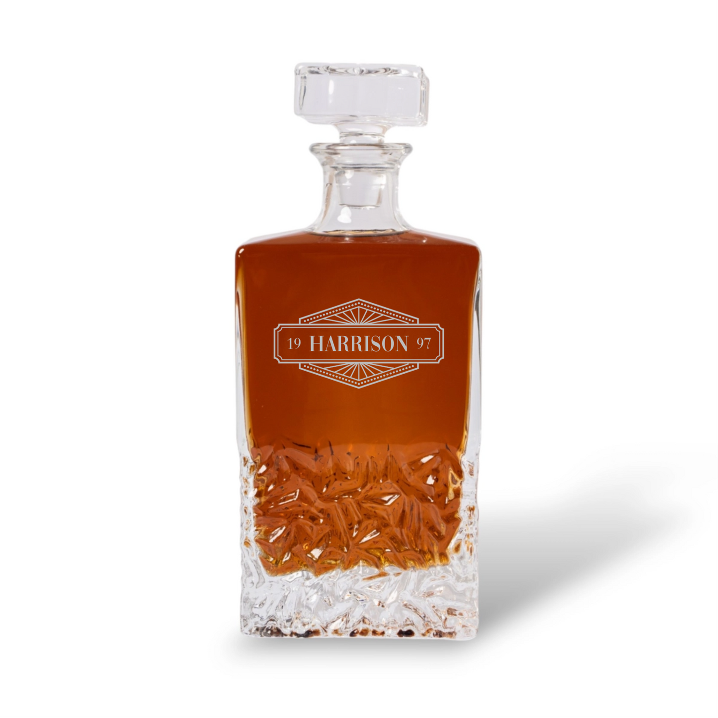 Engraved Square Decanter - Reserve Collection