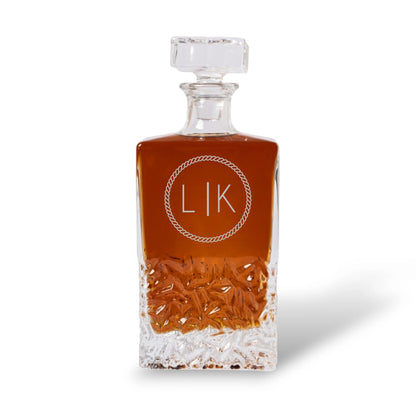 Engraved Square Decanter - Reserve Collection