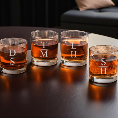 Engraved Whiskey Glass - personalized groomsmen gift